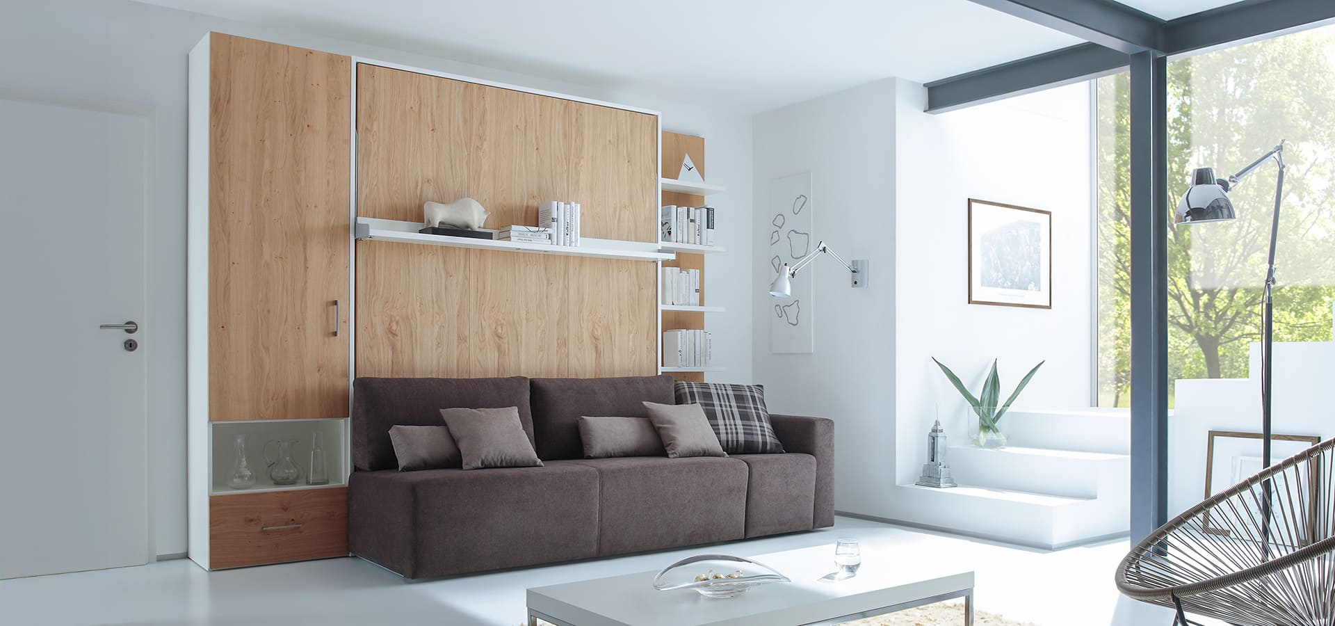 2Raum Wunder von Nehl Schrankbett + Sofa