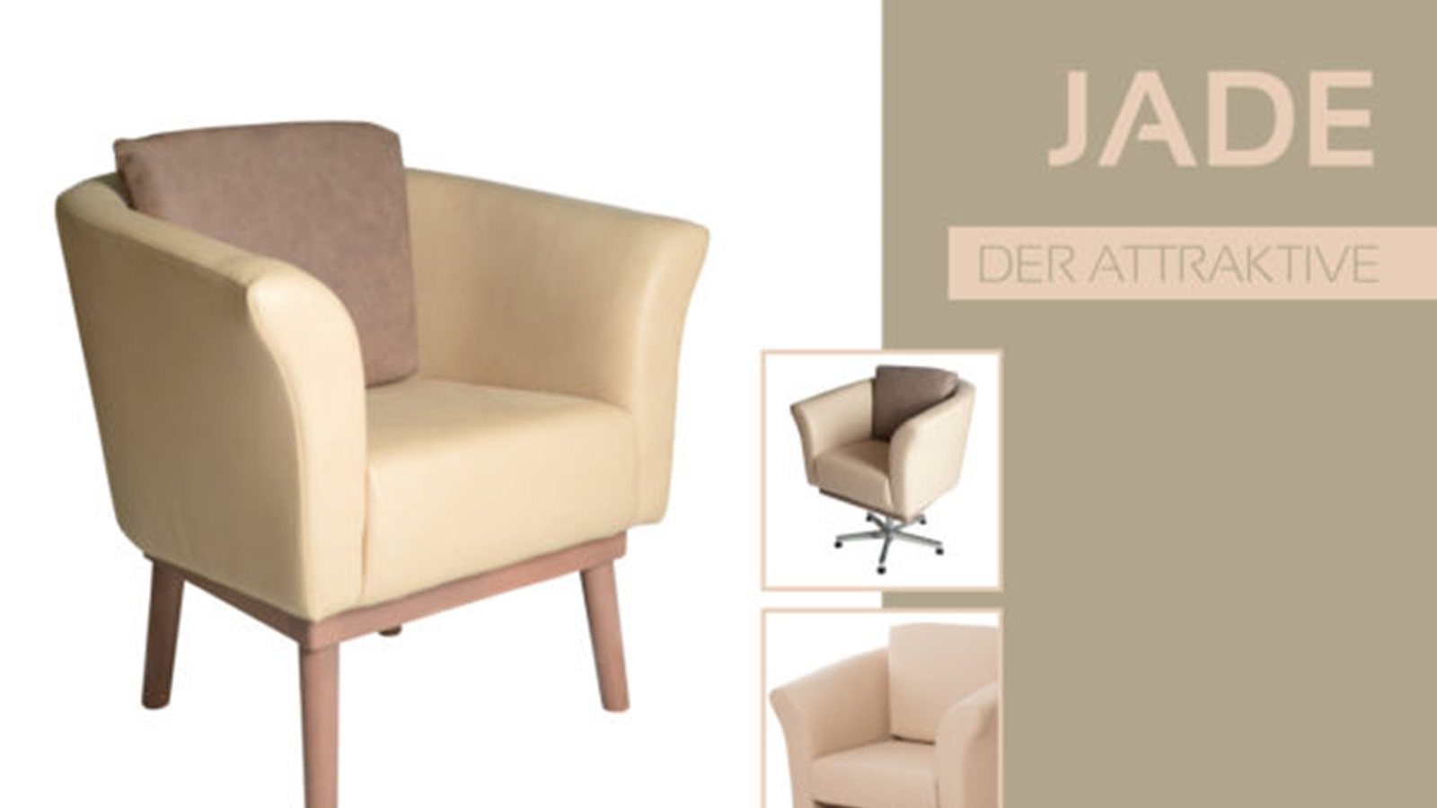 Göhler Sessel, Sitzbänke, Hocker und Tische der Modellreihe JADE