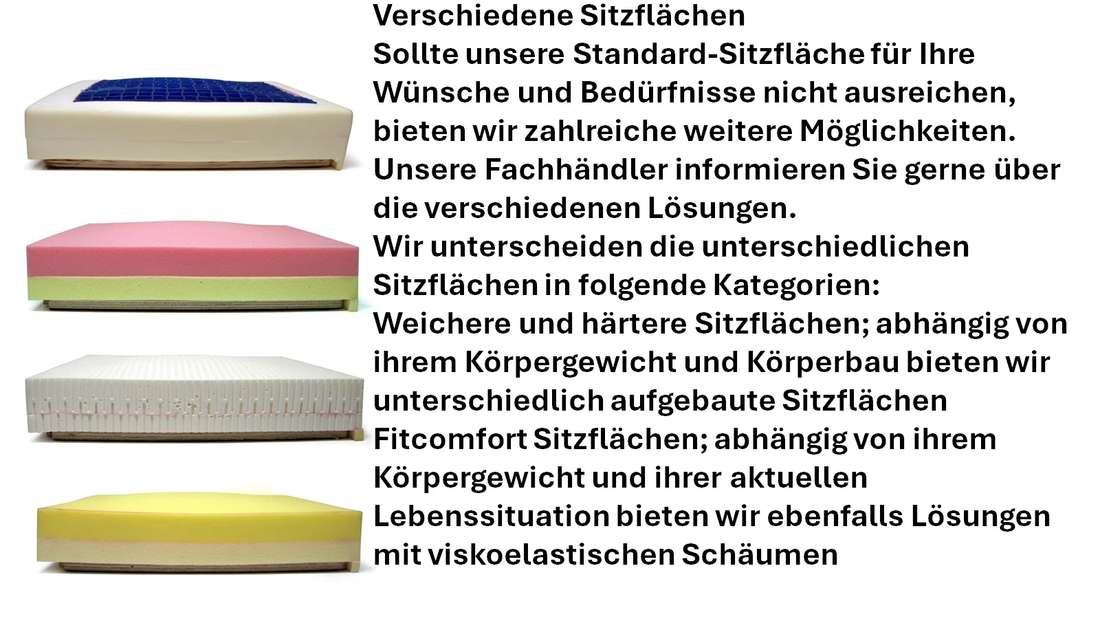 Sie leiden unter Thrombose und benötigen ein Spezielles Sitzpolster