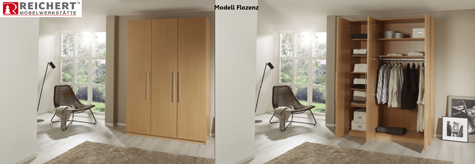 Reichert Schlafzimmerschrank Mod. Florenz